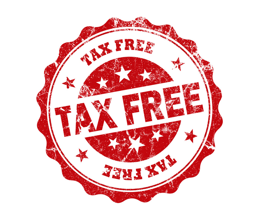 tax free stamp